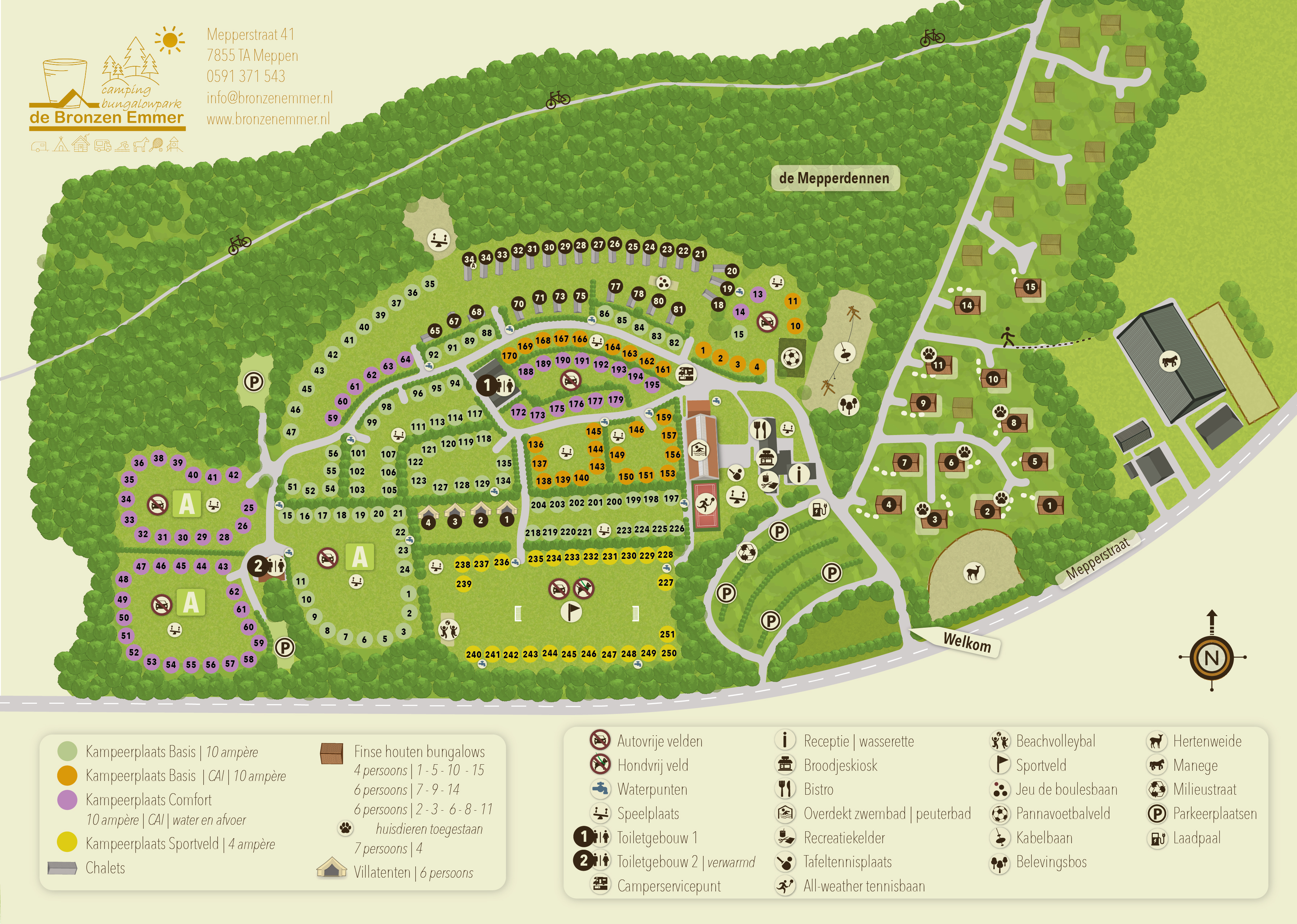Plattegrond De Bronzen Emmer
